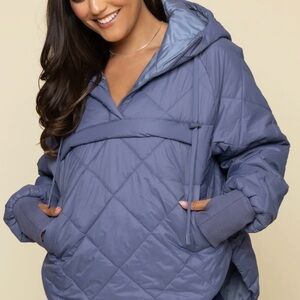 POPFLEX Pillow Packable Puffer Jacket - Americana Blue